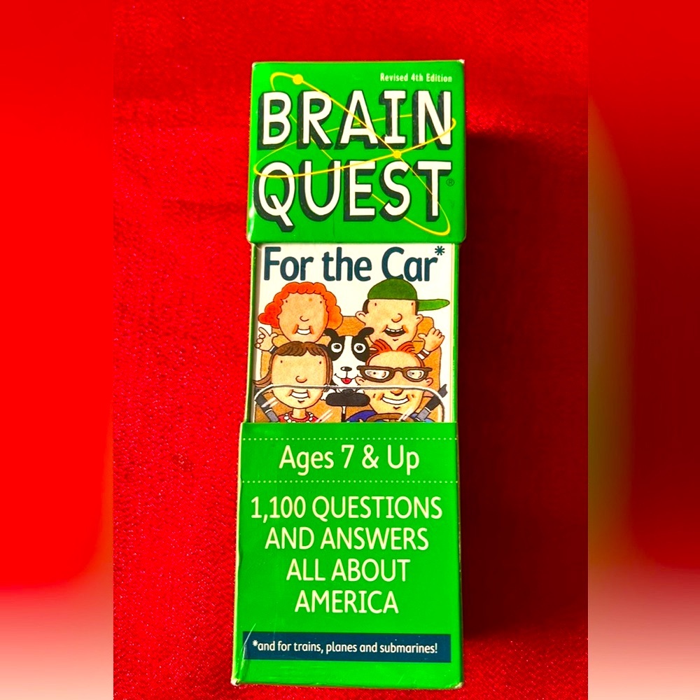 🇺🇸🇺🇸Brain Quest Questions & Answers For The Car “Or Any Where” NEW 🇺🇸🇺🇸